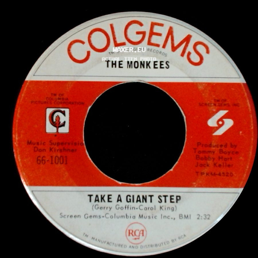 The Monkees - Last Train To Clarksville / Take A Giant Step side B