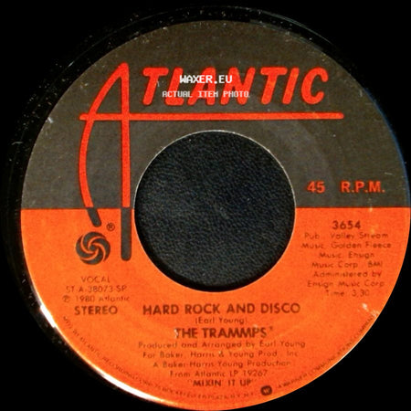 The Trammps - Dance Contest / Hard Rock And Disco side B