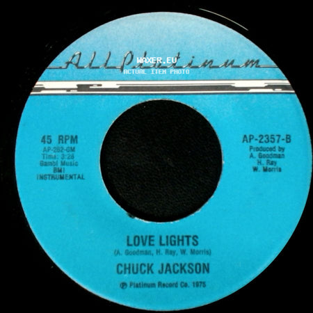 Chuck Jackson - Love Lights / Love Lights side B