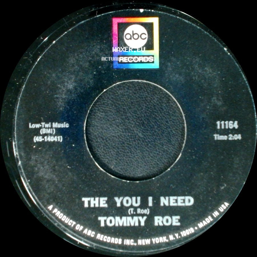 Tommy Roe - The You I Need / Dizzy side A