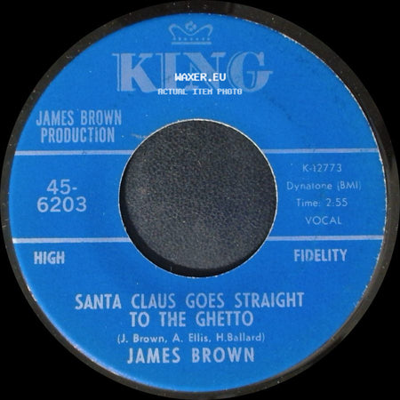 James Brown - You Know It / Santa Claus Goes Straight To The Ghetto side B