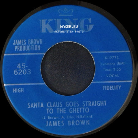 James Brown - Santa Claus Goes Straight To The Ghetto / You Know It side A