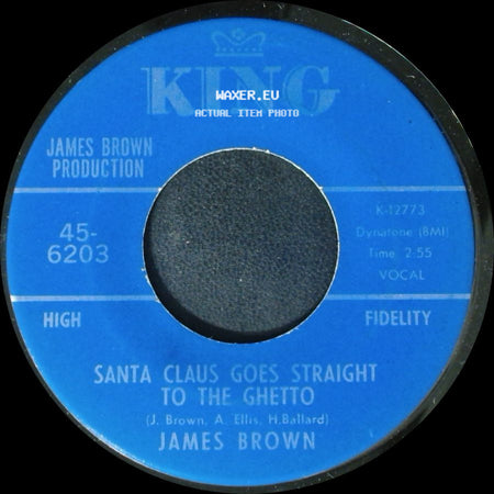 James Brown - Santa Claus Goes Straight To The Ghetto / You Know It side A