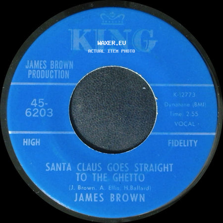 James Brown - You Know It / Santa Claus Goes Straight To The Ghetto side B