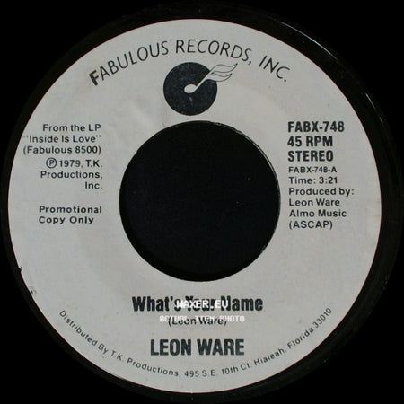 Leon Ware - What's Your Name / What's Your Name side B