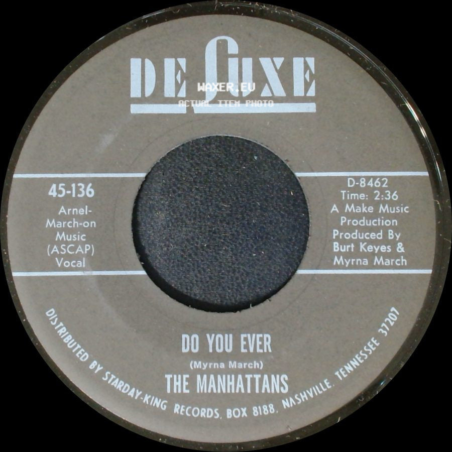 The Manhattans - I Can't Stand For You To Leave Me / Do You Ever side B