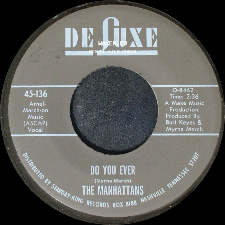 The Manhattans - I Can't Stand For You To Leave Me / Do You Ever side B
