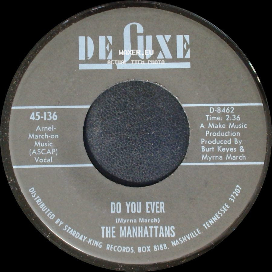 The Manhattans - I Can't Stand For You To Leave Me / Do You Ever side B
