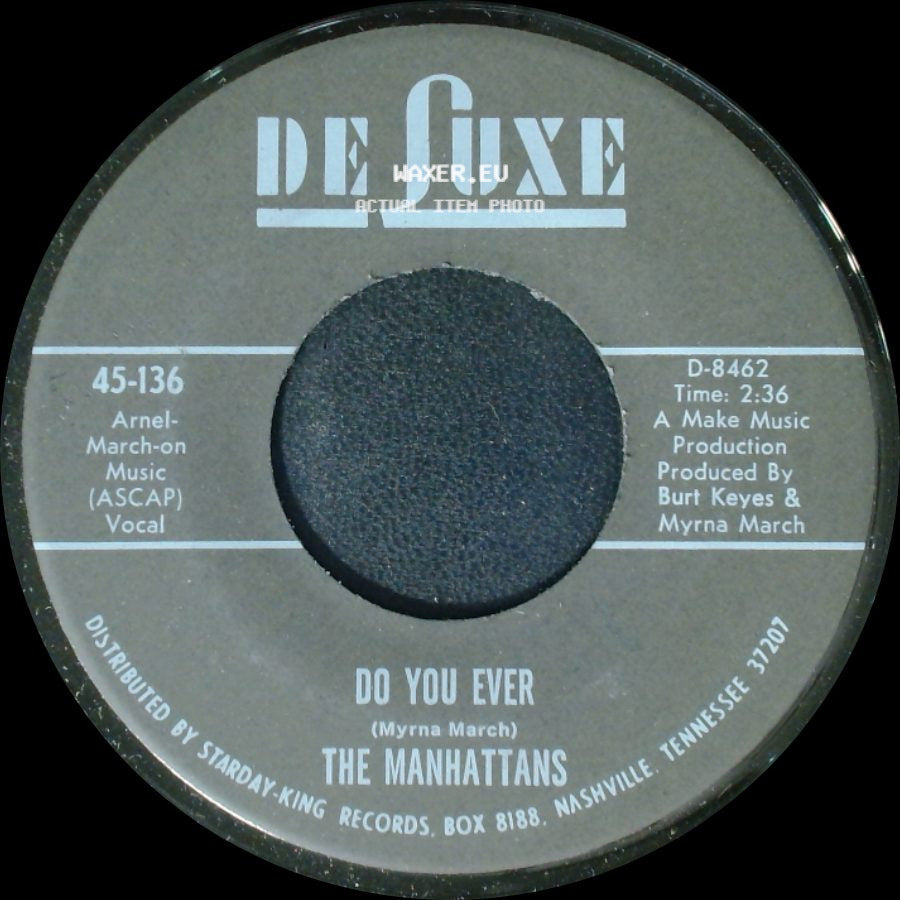 The Manhattans - I Can't Stand For You To Leave Me / Do You Ever side B