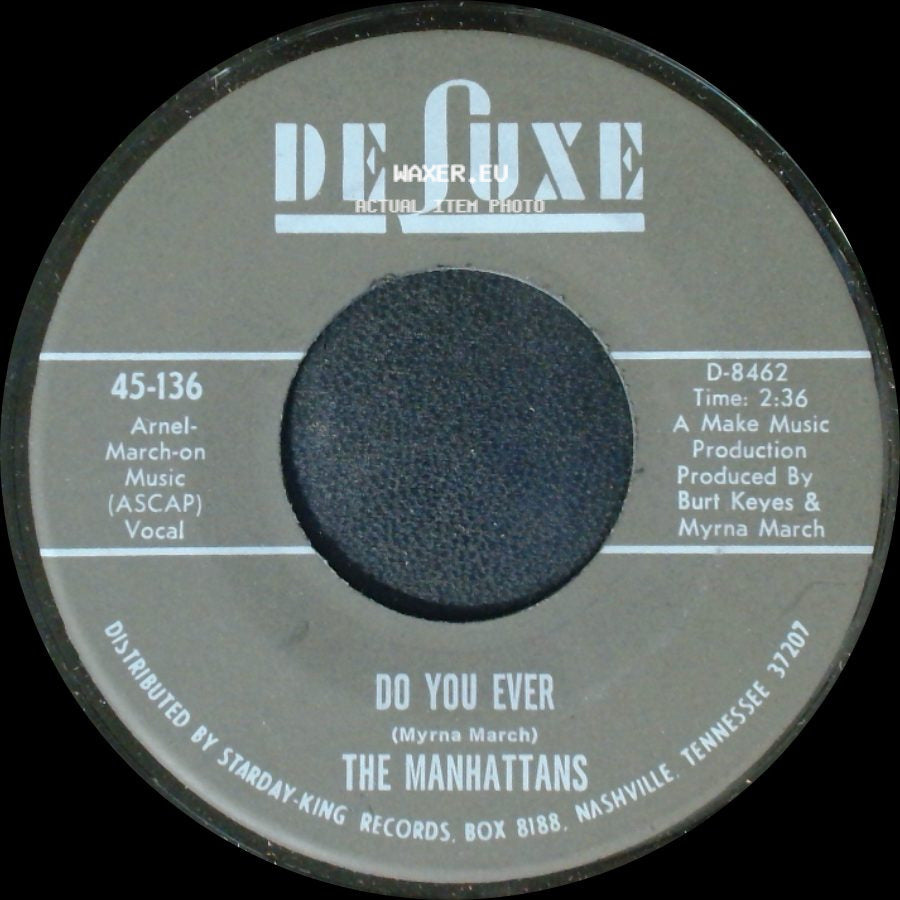The Manhattans - I Can't Stand For You To Leave Me / Do You Ever side B
