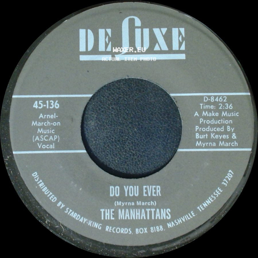 The Manhattans - I Can't Stand For You To Leave Me / Do You Ever side B