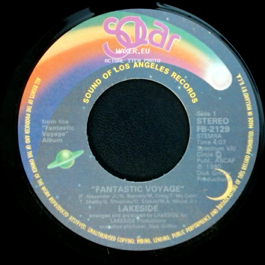 Lakeside - Fantastic Voyage / I Can't Get You Out Of My Head side A