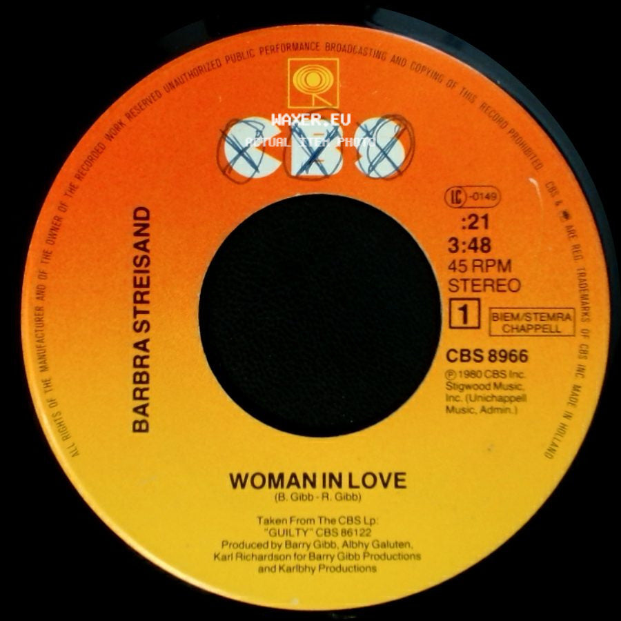 Barbra Streisand - Woman In Love / Run Wild side A