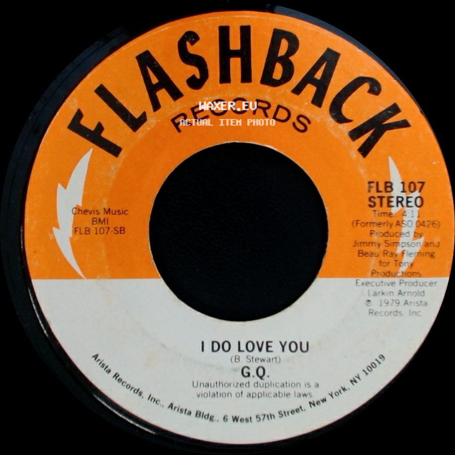G.Q. - I Do Love You / Disco Nights (Rock-Freak) side A