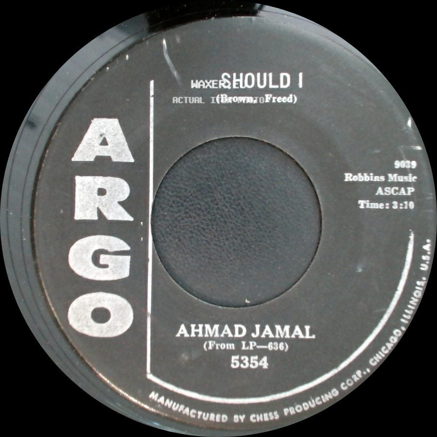 Ahmad Jamal - I Like To Recognize The Tune / Should I side B