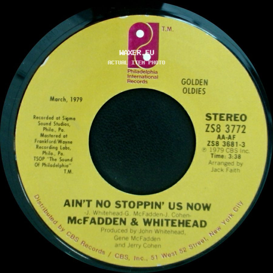 Mcfadden & Whitehead - Ain't No Stoppin' Us Now / Do You Want To Dance side A