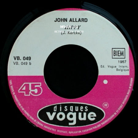 John Allard - Tout A Change / Hippy side B