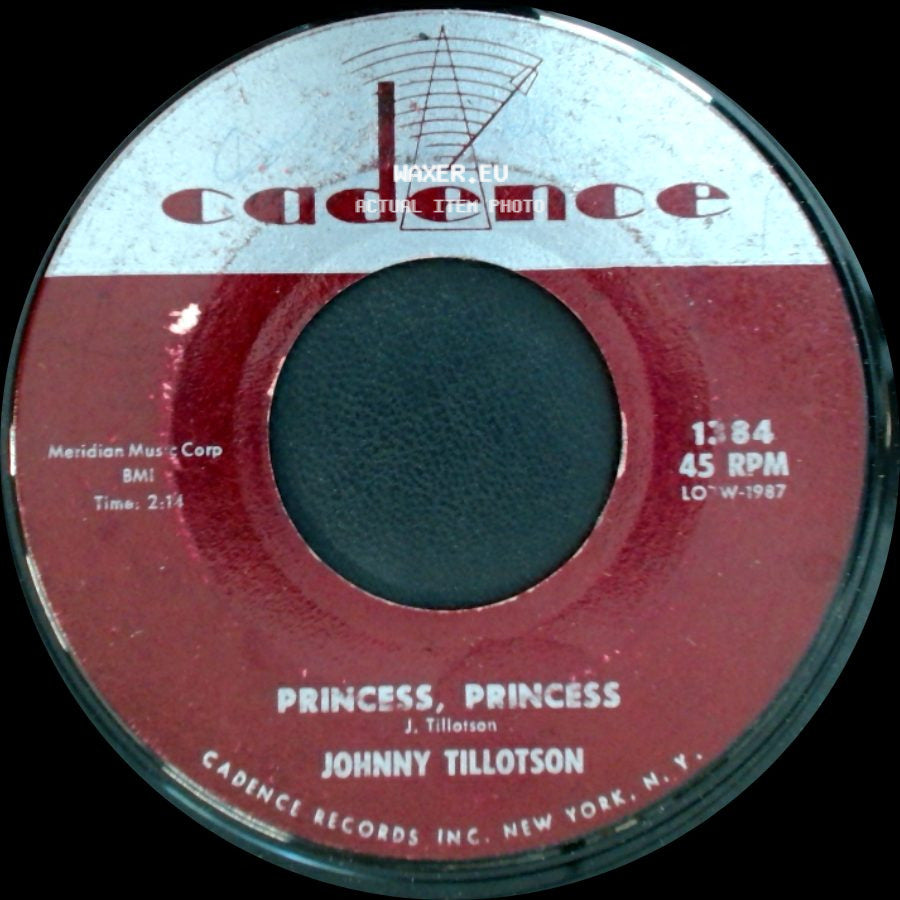 Johnny Tillotson - Princess, Princess / Poetry In Motion side A