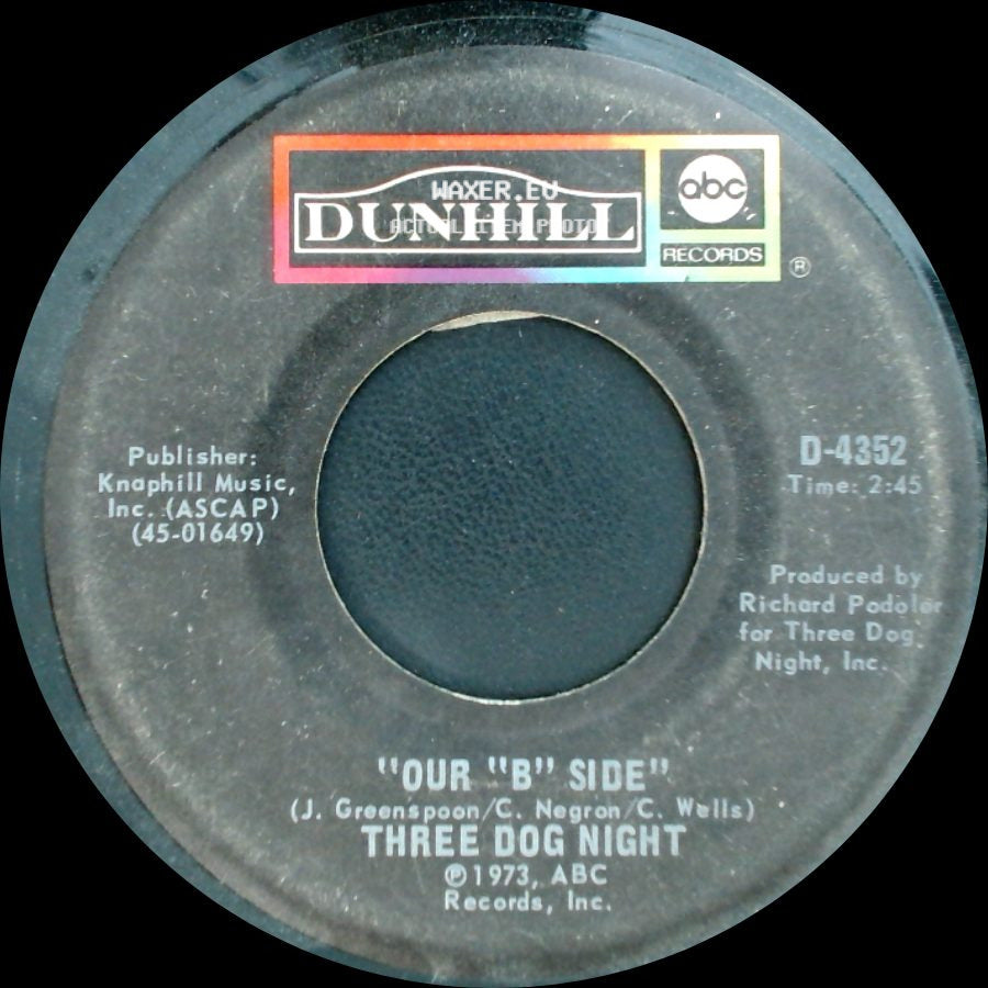 Three Dog Night - Our "B" Side / Shambala side A