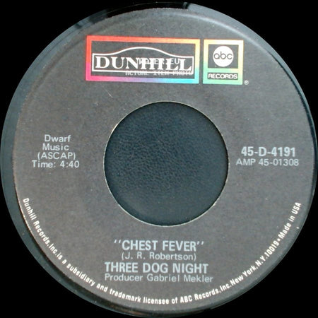 Three Dog Night - One / Chest Fever side B