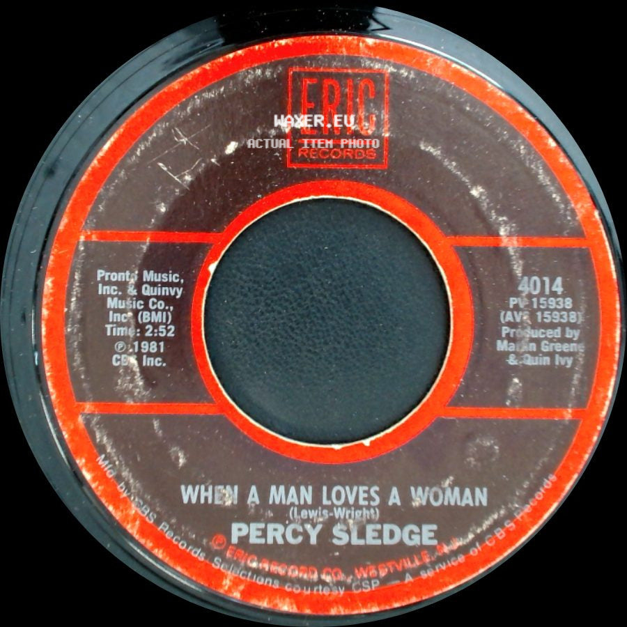Percy Sledge / Jesse Belvin - When A Man Loves A Woman / Goodnight, My Love (Pleasant Dreams) side A