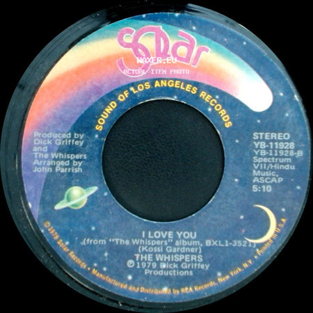 The Whispers - I Love You / Lady side A
