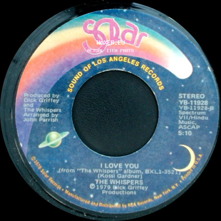 The Whispers - I Love You / Lady side A
