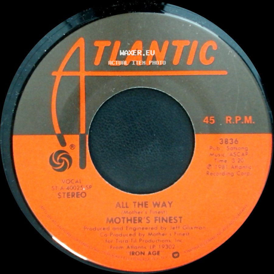 Mother's Finest - All The Way (Mother's Finest) / Rock N' Roll 2 Nite side A