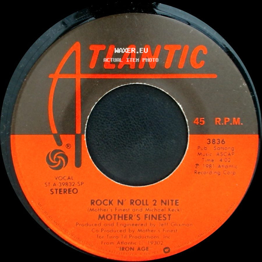 Mother's Finest - All The Way (Mother's Finest) / Rock N' Roll 2 Nite side B