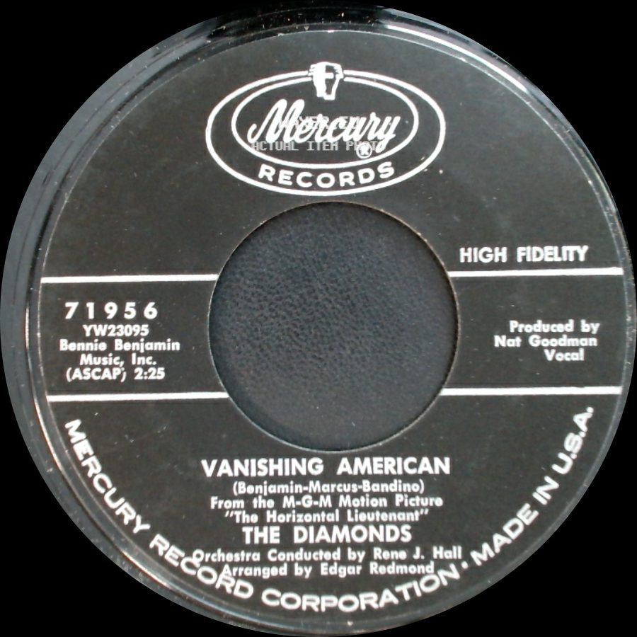 The Diamonds - Vanishing American / The Horizontal Lieutenant side A