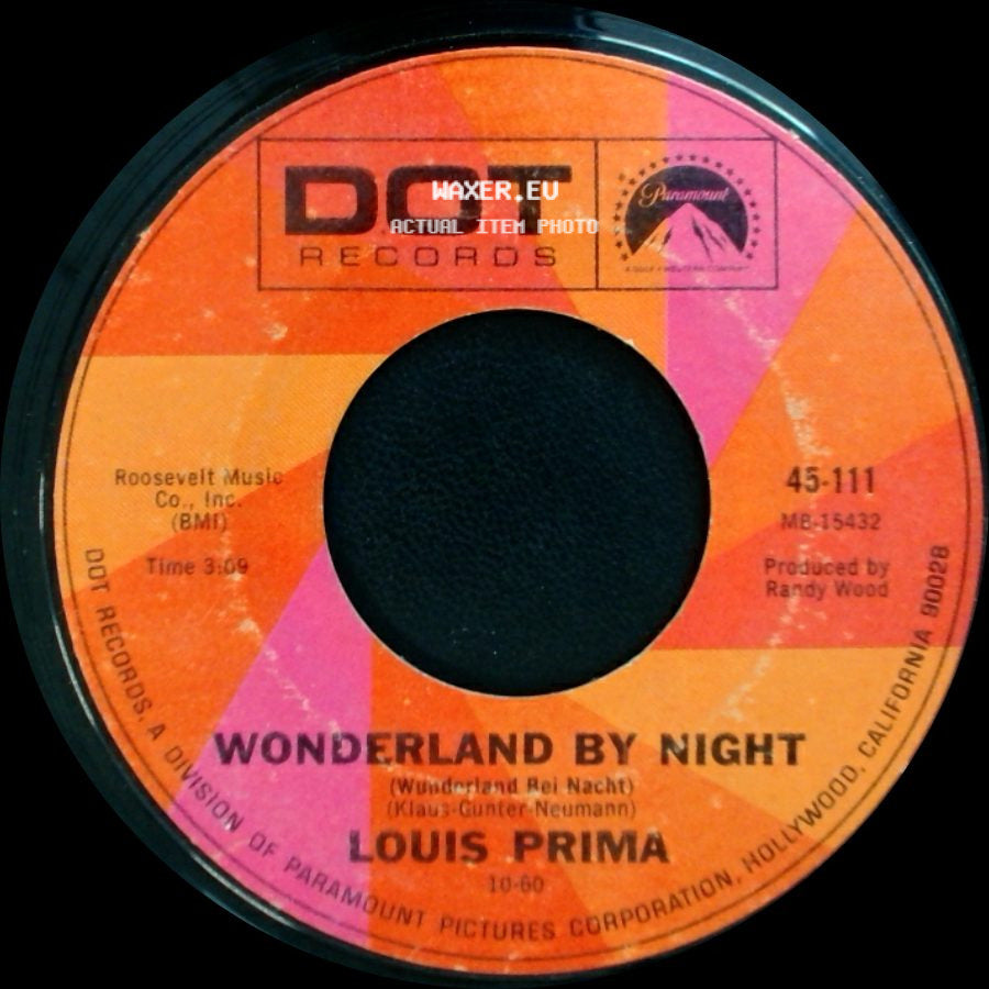 Louis Prima - Wonderland By Night / Chapel By The Sea side A