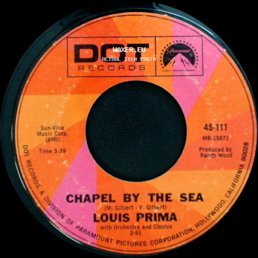 Louis Prima - Wonderland By Night / Chapel By The Sea side B