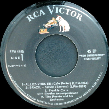 Frankie Carle With Tito Puente And His Orchestra - Allez-Vous En / Brazil - Samba / Unknown Title B side A