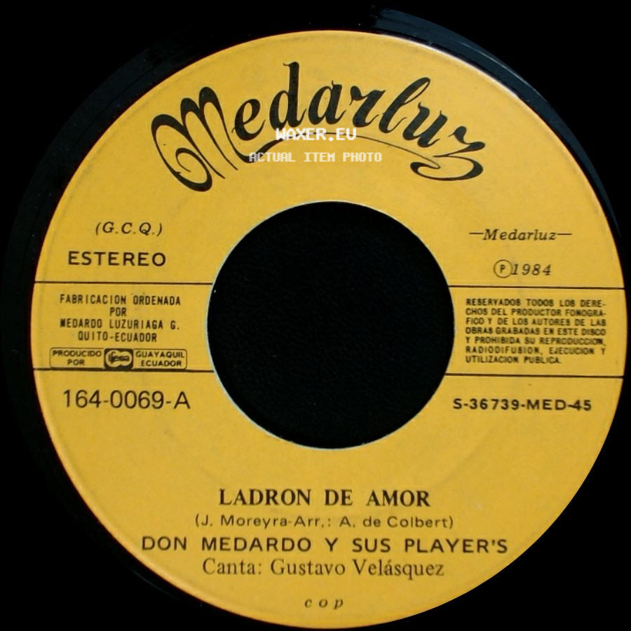 Don Medardo Y Sus Player's - La Medallita / Ladron De Amor side B