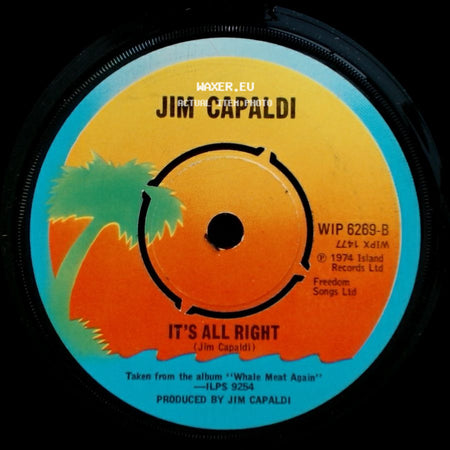 Jim Capaldi - It's All Right / Goodbye Love side A