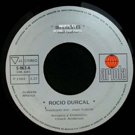 Rocio Durcal - Diferentes / Deserenata side A