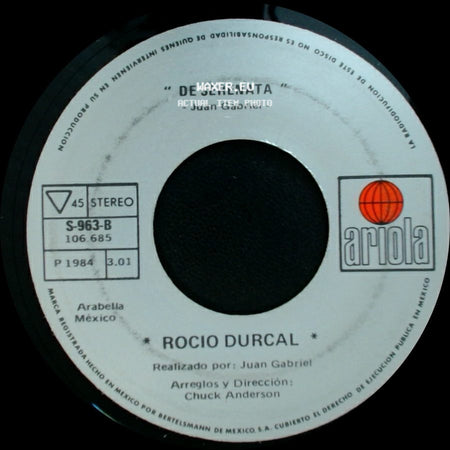 Rocio Durcal - Diferentes / Deserenata side B