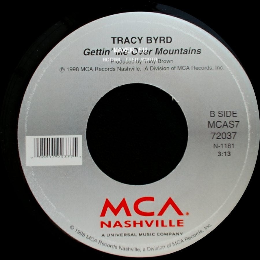 Tracy Byrd - On Again, Off Again / Gettin' Me Over Mountains side B