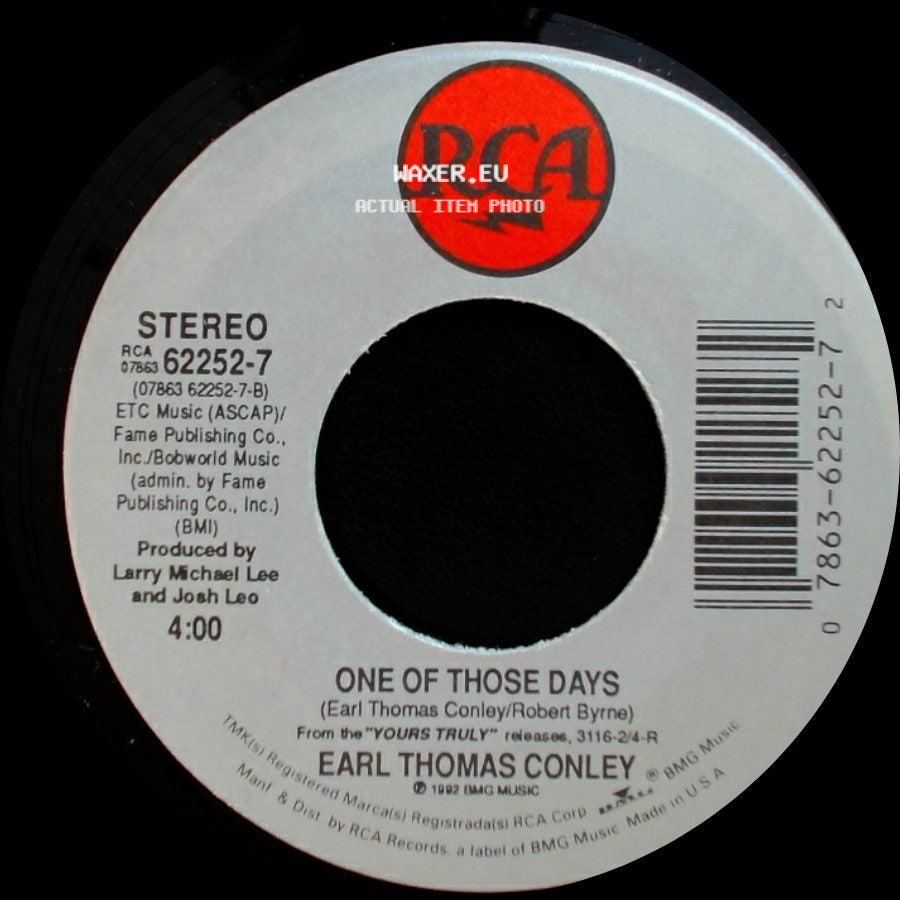 Earl Thomas Conley - If Only Your Eyes Could Lie / One Of Those Days side B