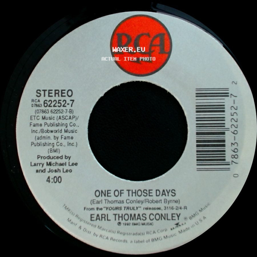 Earl Thomas Conley - If Only Your Eyes Could Lie / One Of Those Days side B