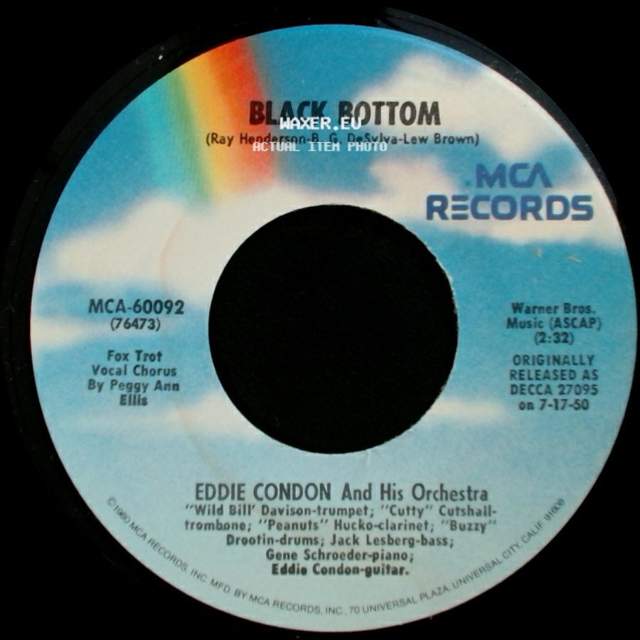 Eddie Condon And His Orchestra - Black Bottom / Charleston side A