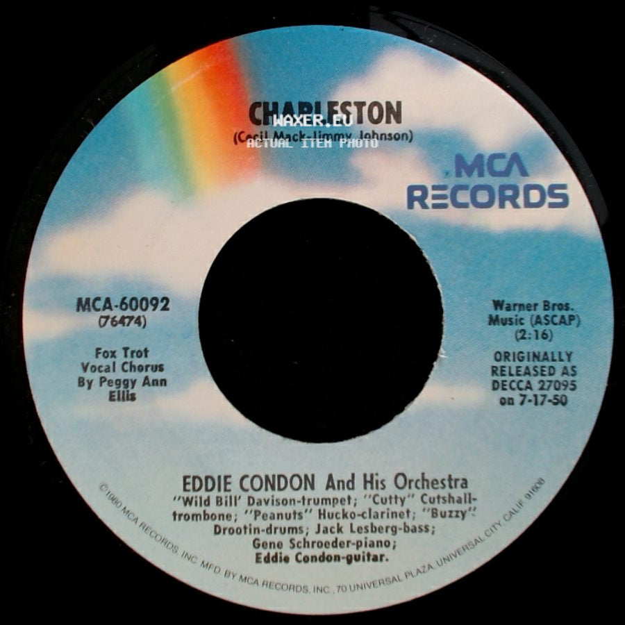 Eddie Condon And His Orchestra - Black Bottom / Charleston side B