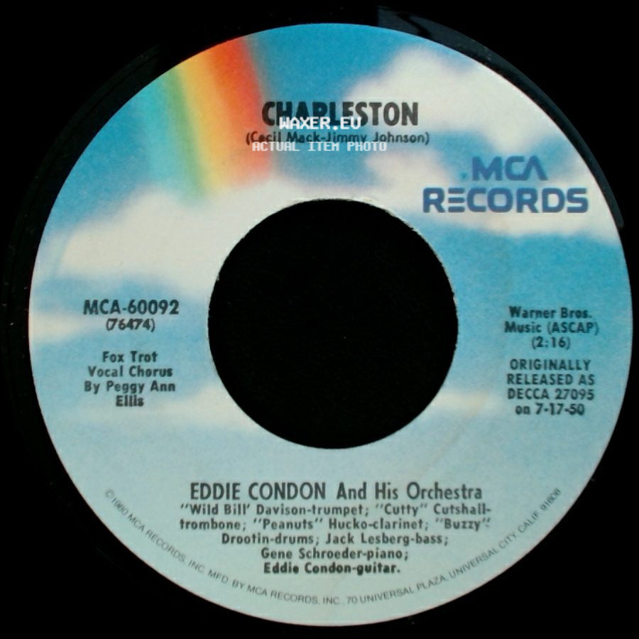 Eddie Condon And His Orchestra - Black Bottom / Charleston side B
