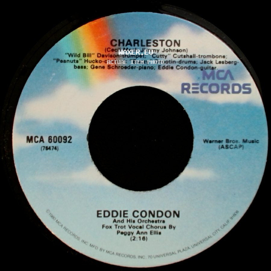 Eddie Condon And His Orchestra / Eddie Condon - Charleston / Black Bottom side A