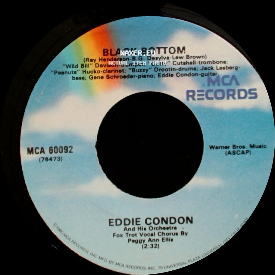 Eddie Condon And His Orchestra / Eddie Condon - Charleston / Black Bottom side B