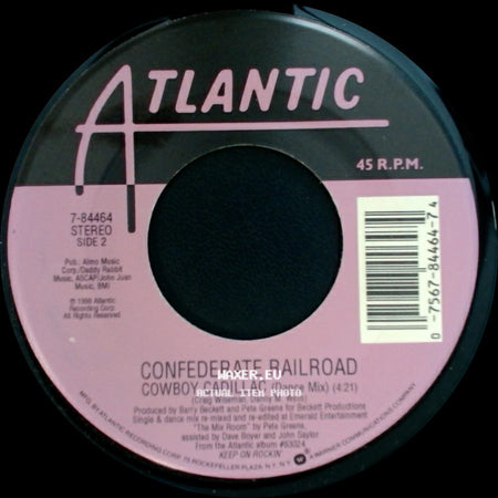 Confederate Railroad - Cowboy Cadillac (Album Version) / Cowboy Cadillac (Dance Mix) side B
