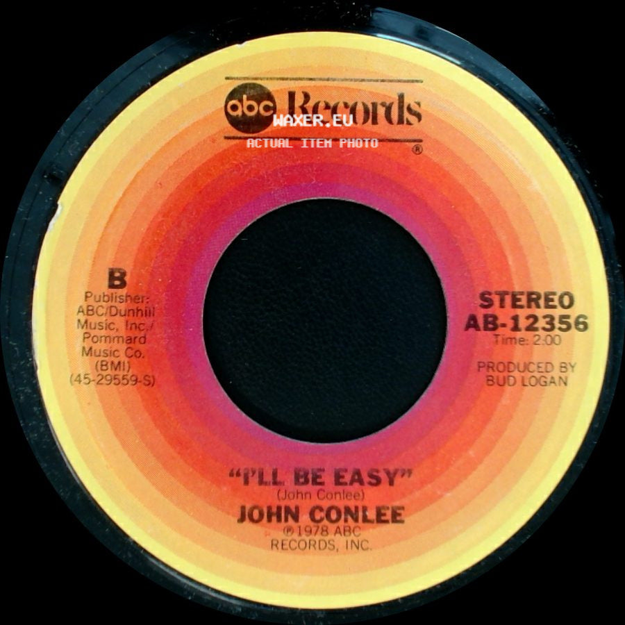 John Conlee - Rose Colored Glasses / I'll Be Easy side B