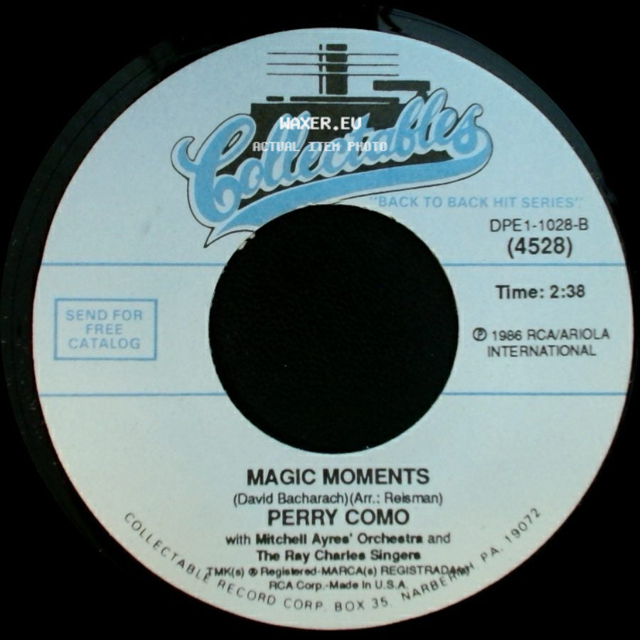 Perry Como - Magic Moments / Round And Round side A
