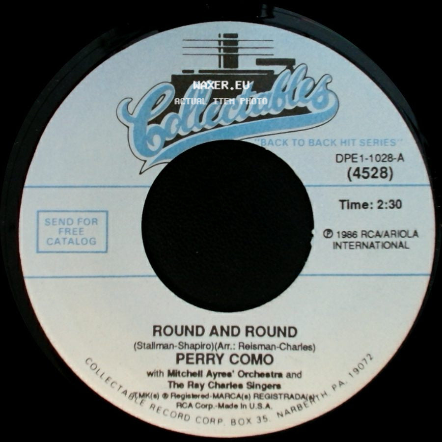 Perry Como - Magic Moments / Round And Round side B