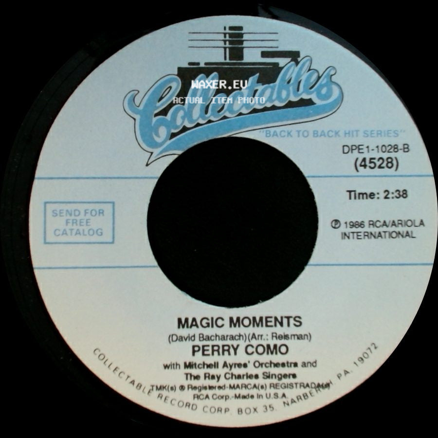 Perry Como - Magic Moments / Round And Round side A